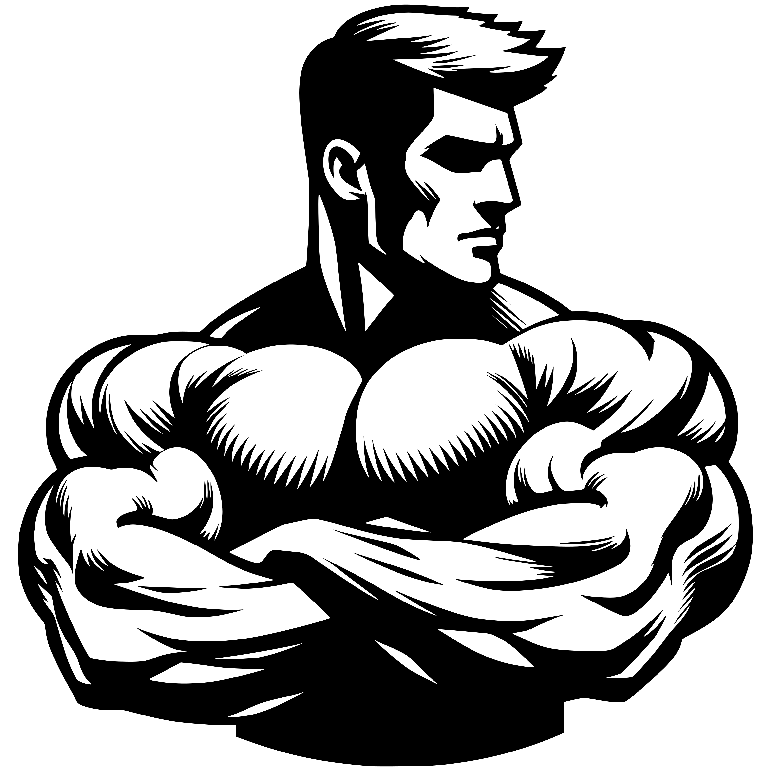 Free Bodybuilder Svg