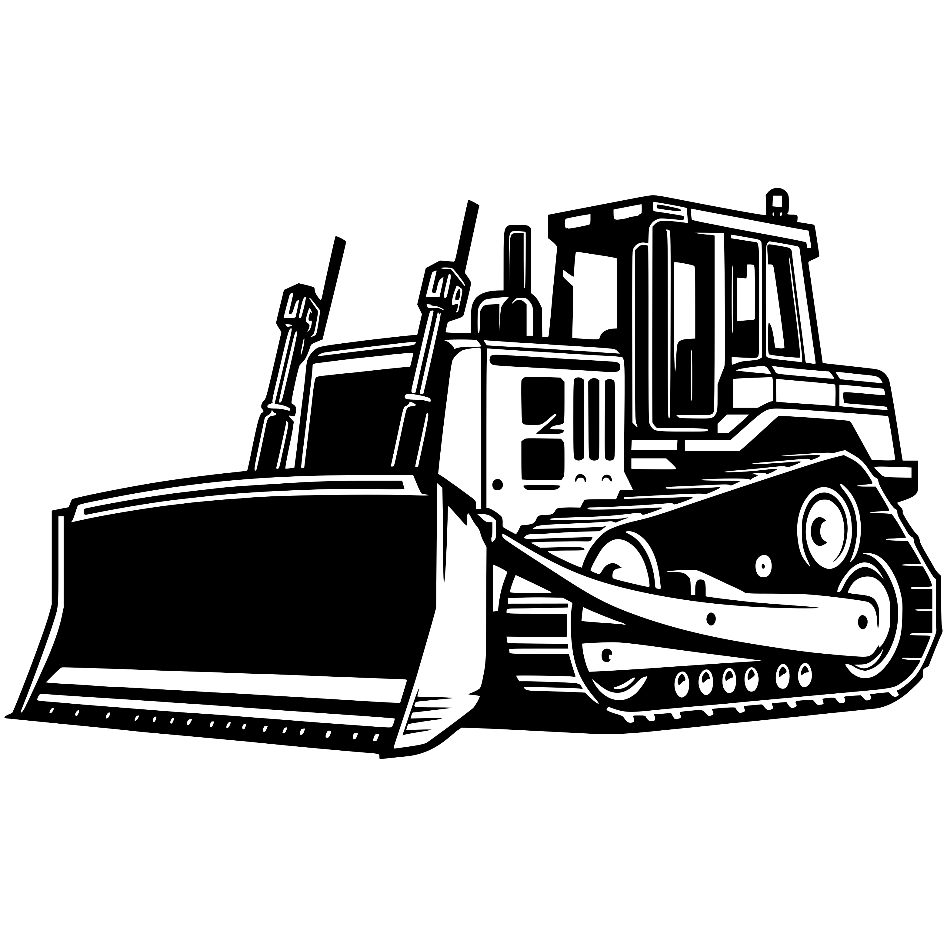Free Bulldozer Svg