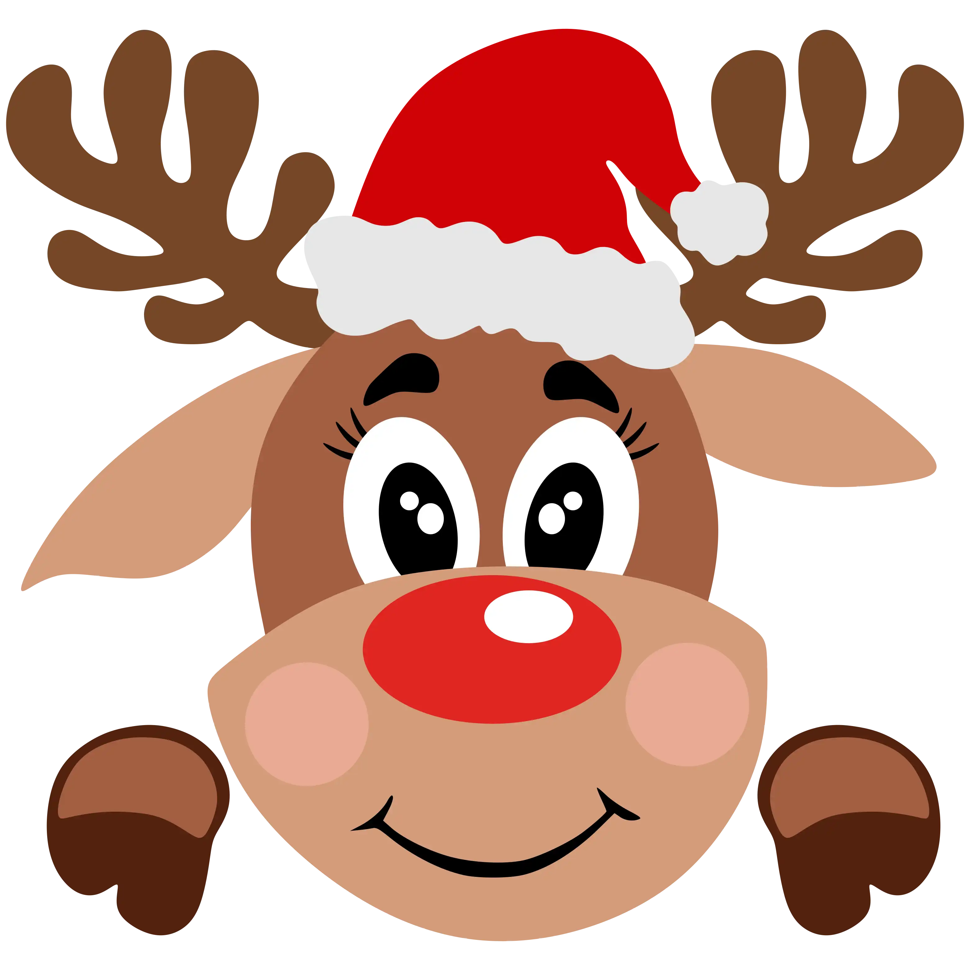 Free Christmas Reindeer Svg