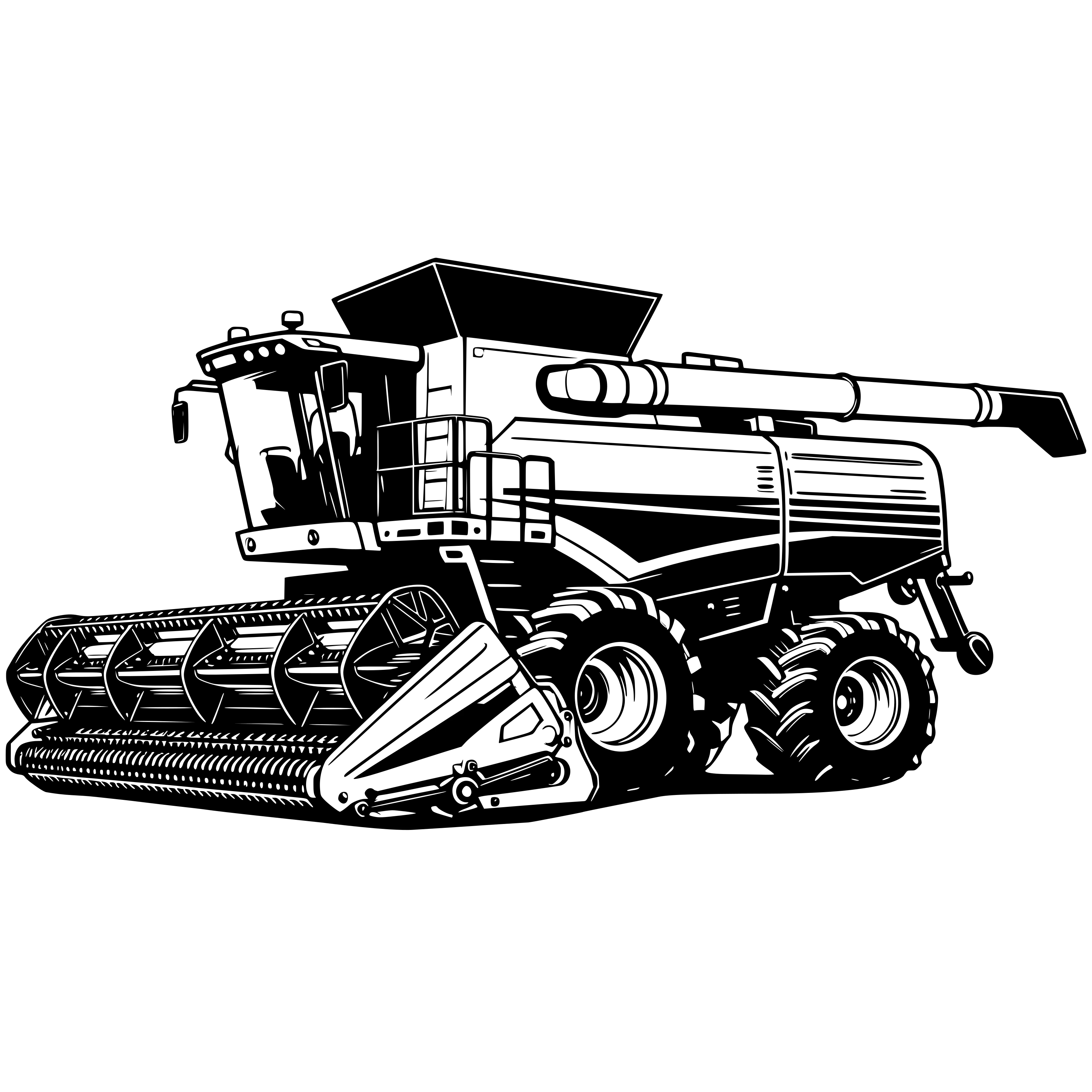Free Combine Harvester Svg