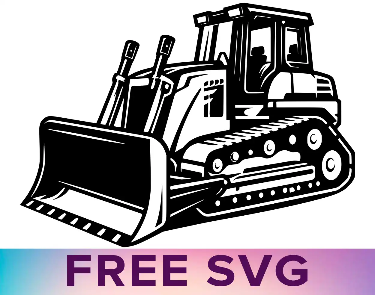 Free Bulldozer Svg Free Bulldozer Svg
