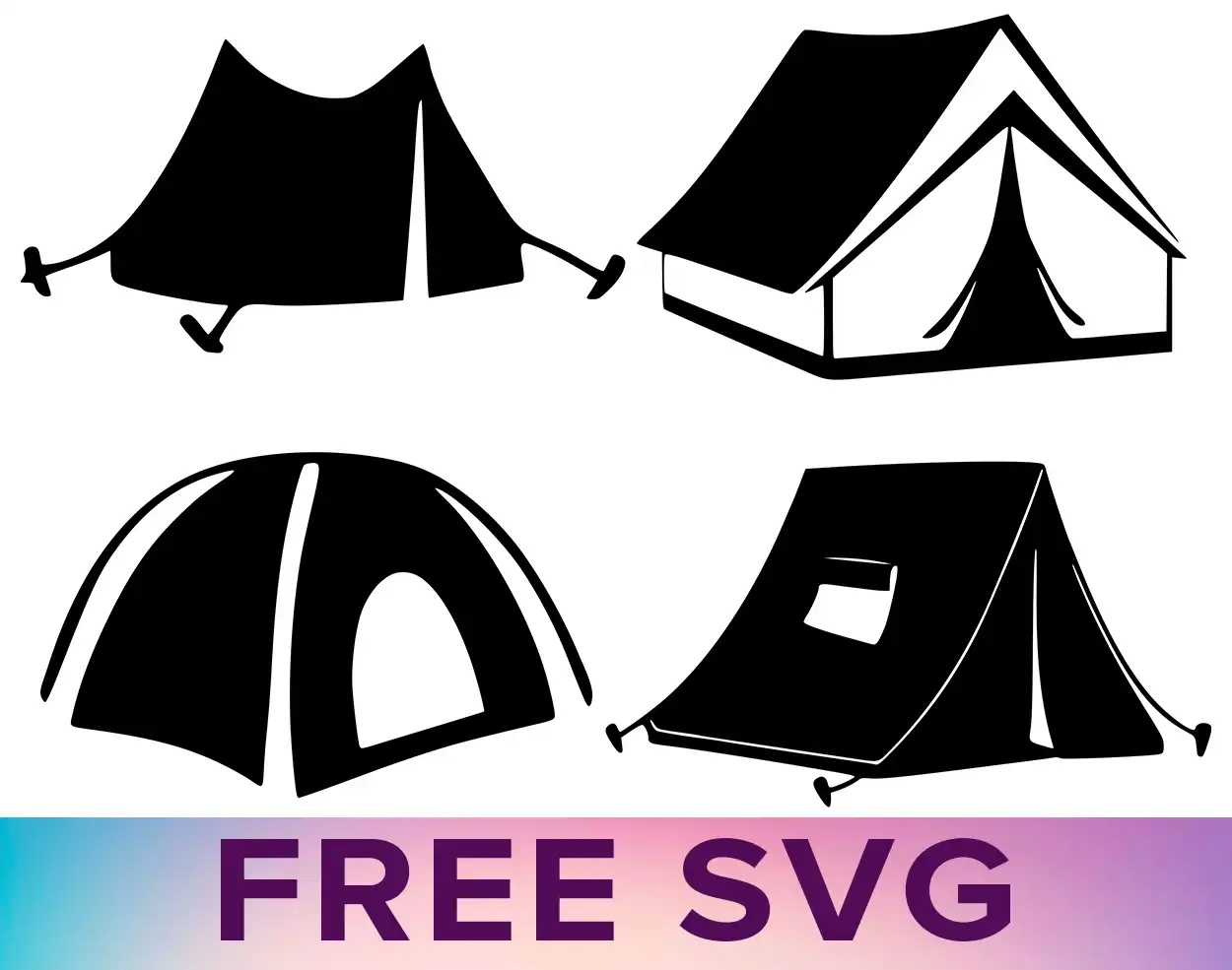 Free Camping Tent Svg Free Camping Tent Svg