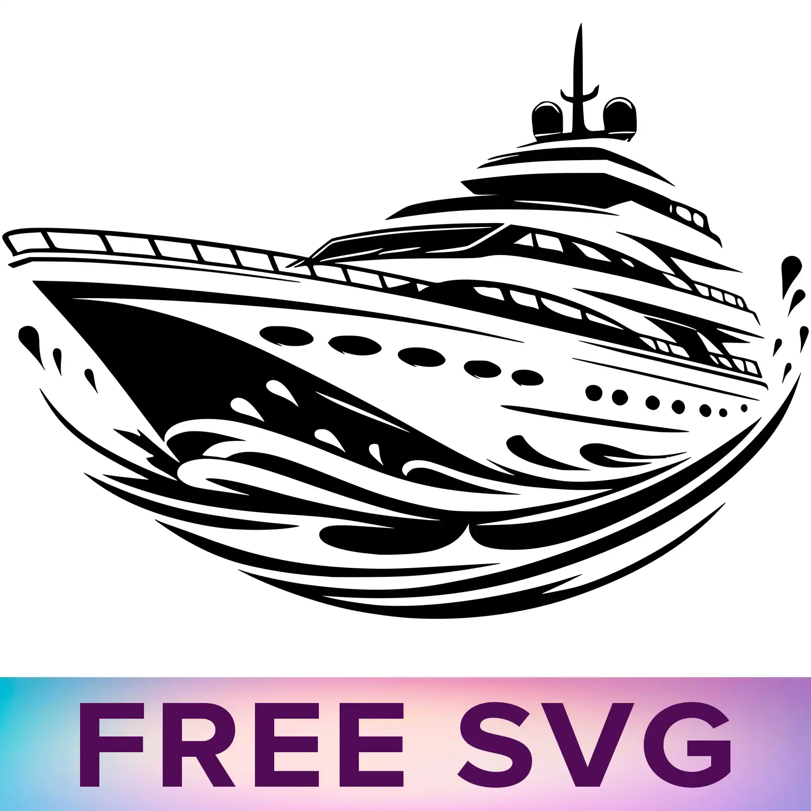 Free Yacht Svg