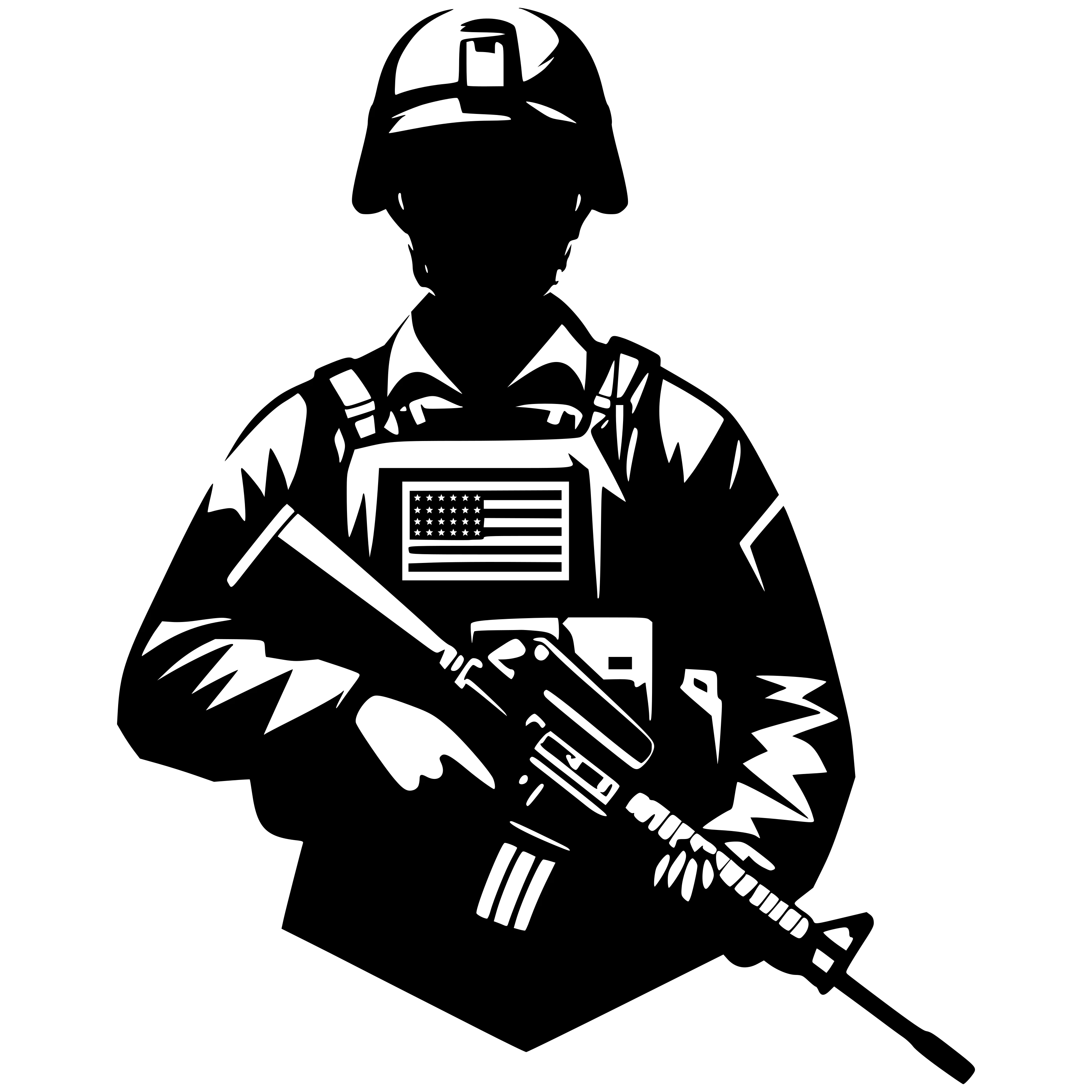 Free USA Soldier Vector Svg