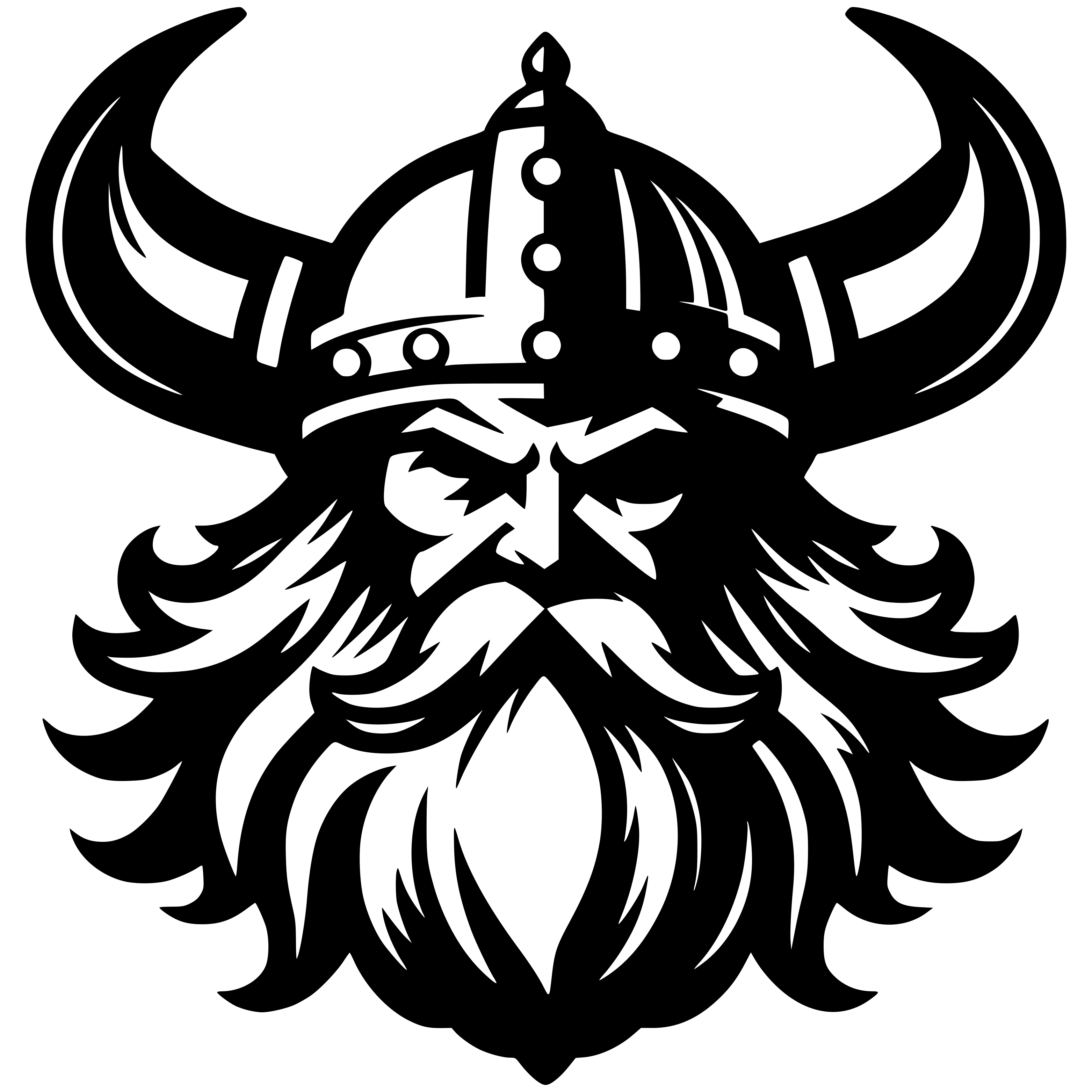 Free Viking Head Svg