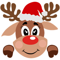 Christmas Reindeer Svg