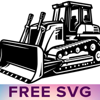 Bulldozer Svg