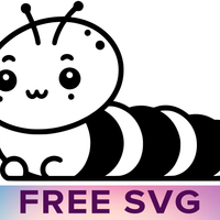 Cute Caterpillar Svg