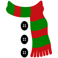 Snowman Scarf Svg